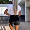 IHUASU Sommer Street Fashion Diamantenbesetzte Gerade Jeansshorts für Damen