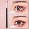 Ultra-Fine Flat Head Concealer & Angled Eyeliner Brush for Tear Groove, Eyelid, and Detailed Eye Makeup