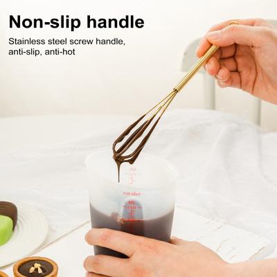 Manual Egg Beater Whisk Stainless Steel Hand Mixer for Flour Cake Egg White Frother Kitchen