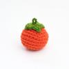 Woolen Hook Weaving Pendant Handmade Hook Weaving Persimmon Woolen Weaving Pendant Knitted Fruit Pendant