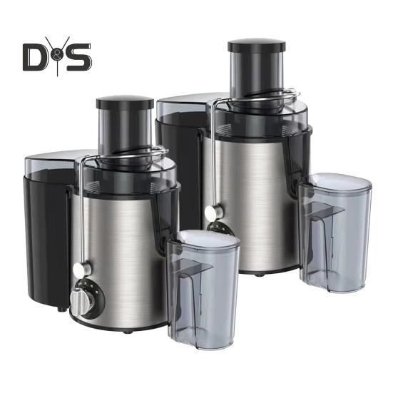 Entsafter mit 3 Geschwindigkeitsstufen, 850 W starker Motor, Sicherheitsverriegelung, effiziente Saftgewinnung, leicht zu reinigende Fruchtpresse, elektrischer Entsafter