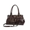 2026 Summer New Retro Rivet Large Capacity Commuter Underarm Tote Bag Shoulder Bag