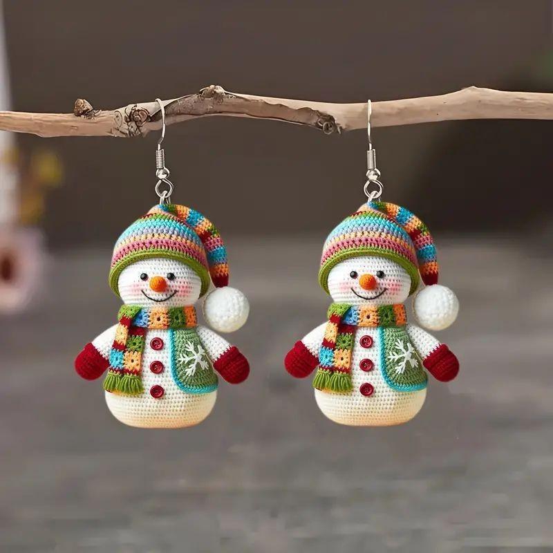 Colorful Jellyfish Acrylic Cartoon Pendant Earrings