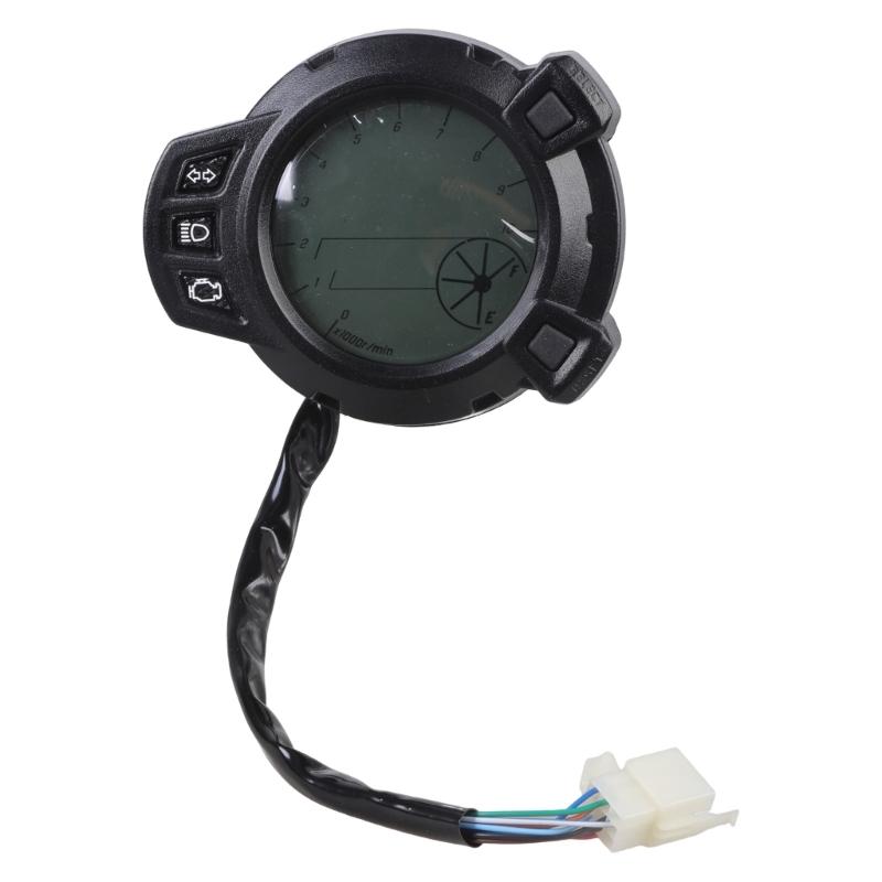 

Stylish 12V Motorbike Odometer Oil Level Gauge 7 Color with Adjustable Brightness Waterproof Designs Suitable for BWS125 1