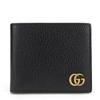 Used Bill Compartment 428726 GG Marmont Leather Black Black Card Case