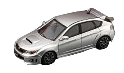 BM CREATIONS Scale Subaru Impreza WRX 2009 Silver Finished Product 1/64 (RHD)