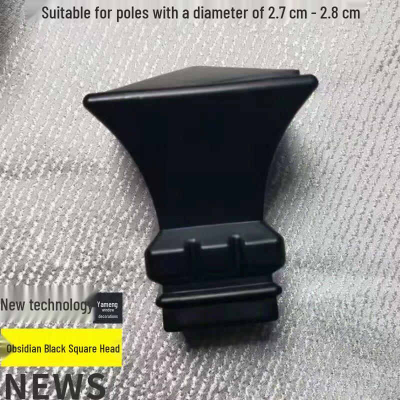 Romersk Stång Lyxig Dekorativ Ändknopp Gardiner Stoppare Tillbehör