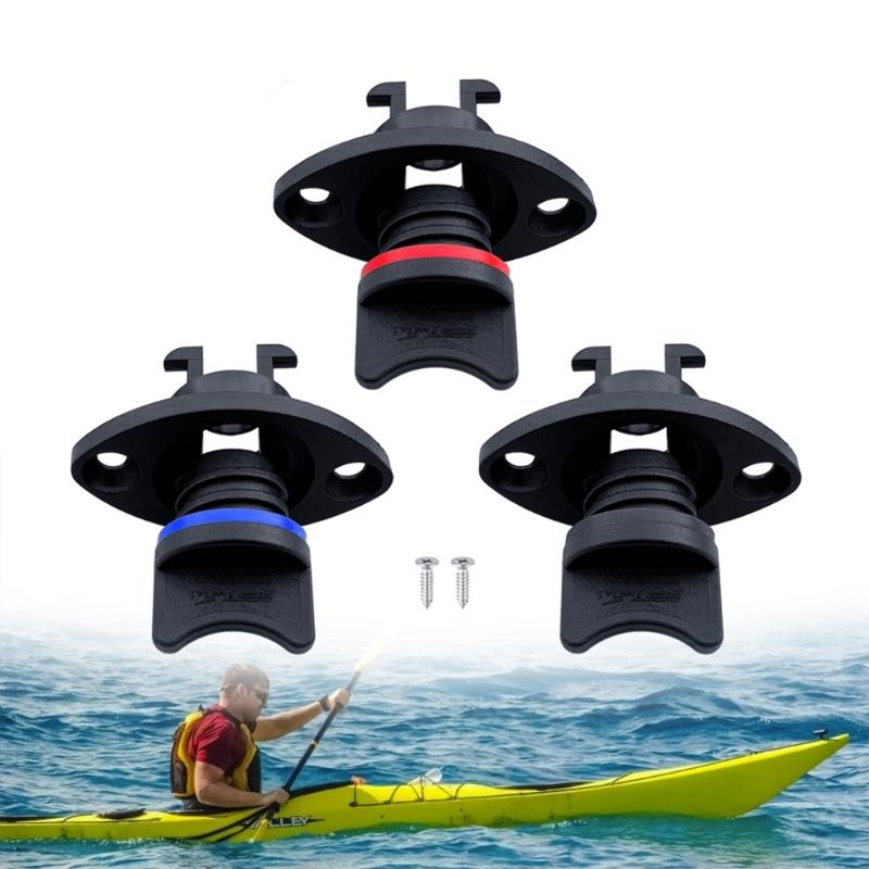 Marine Drain Plugs Nylon Waterproof Seal Corrosion Resistant Boats Drainage Bung Easy to Install Marine Drain Plugs