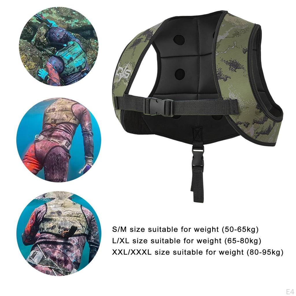 Adjustable Diving Waistcoat for Underwater Activities In Neoprene