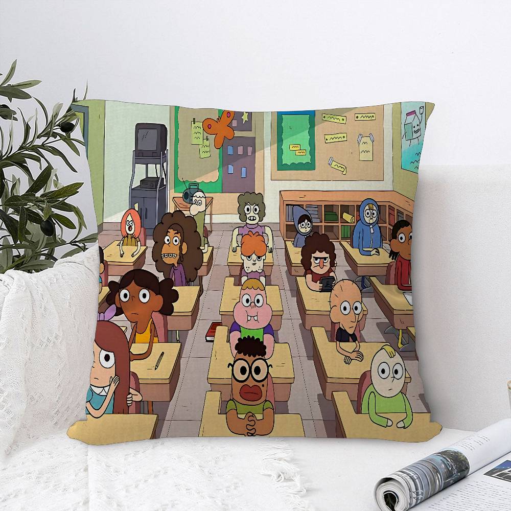 Classic Cartoon C-Clarence TV Cushion Cover Inches Farmhouse Decor Home Throw Pillow Covers For Couch Decorations