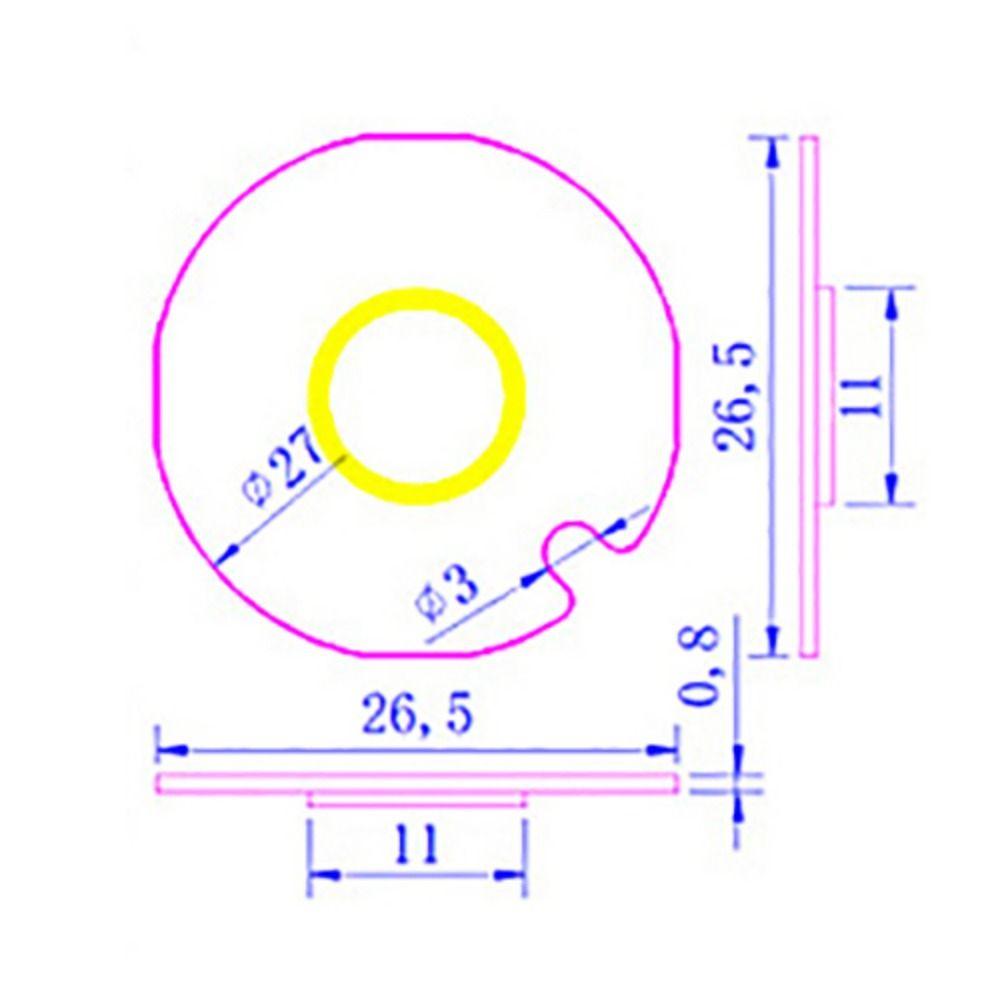 27mm Chip Lamp 220V Smart IC Driver New LED Bulb COB Chip Floodlight Spotlight