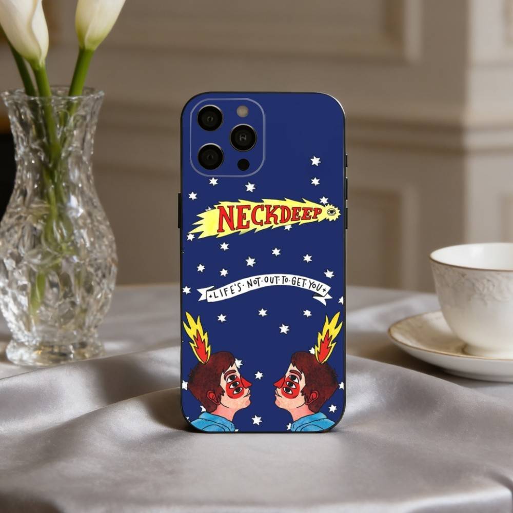 

Pop-rock N-Neck D-Deep Band Phone Case For iPhone 17pro, 16,15,14,13,12,11 X XR Plus,Others Soft Black Cover iPhone16e