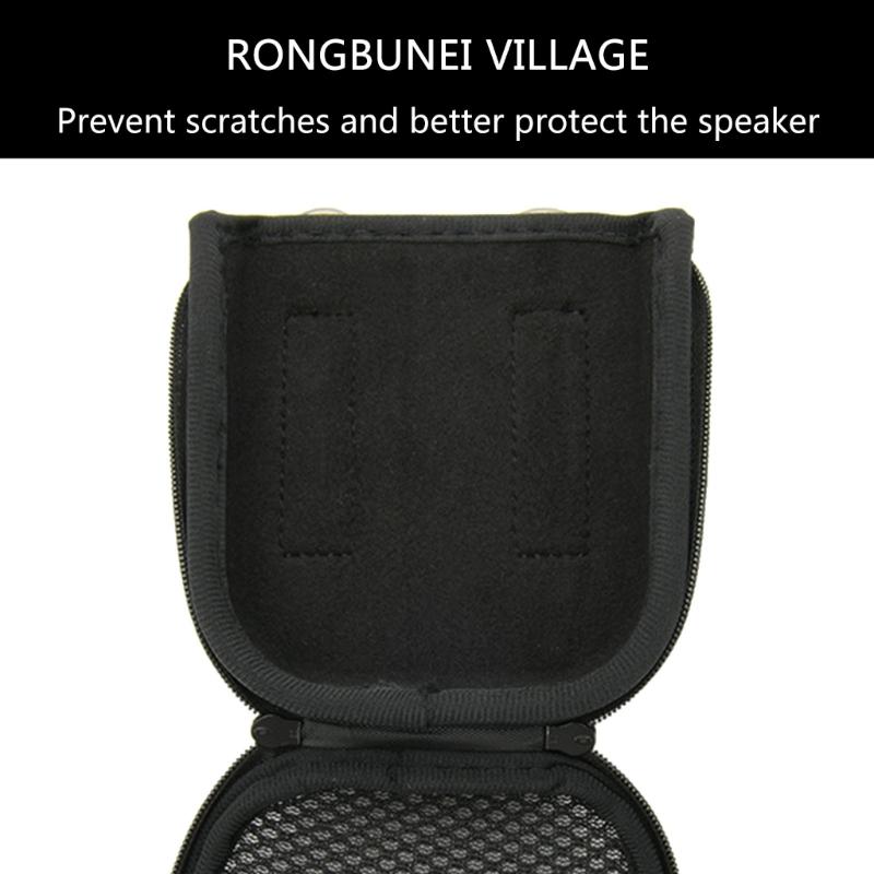 Mesh Fabric Protective Speaker Carrying Case with Adjustable Shoulder Straps for GO4/GO3/CLIP5 Music Enthusiasts