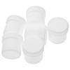 6Pcs Reusable Plastic Airtight Seal Containers for Paint Ink Solder Paste Storage Multipurpose Bucket Plastic Bucket with Handle