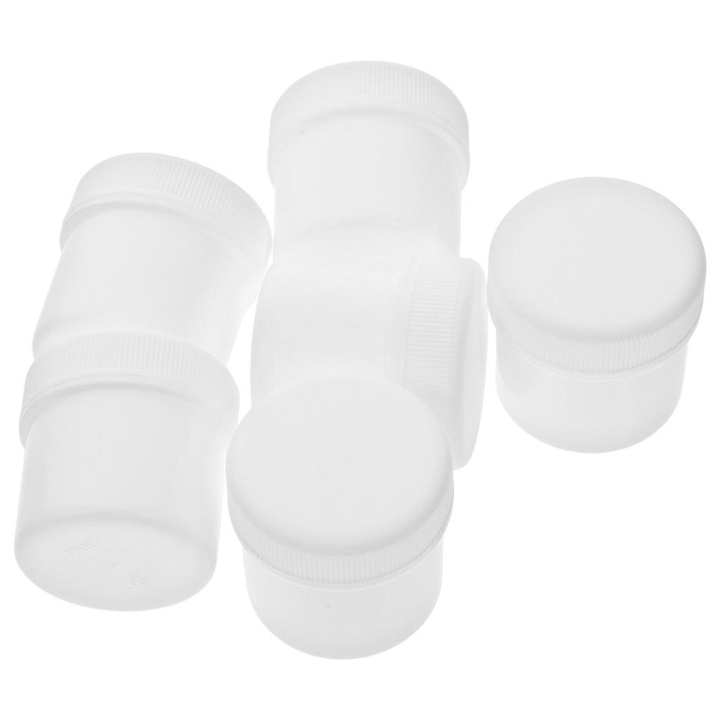 6Pcs Reusable Plastic Airtight Seal Containers for Paint Ink Solder Paste Storage Multipurpose Bucket Plastic Bucket with Handle