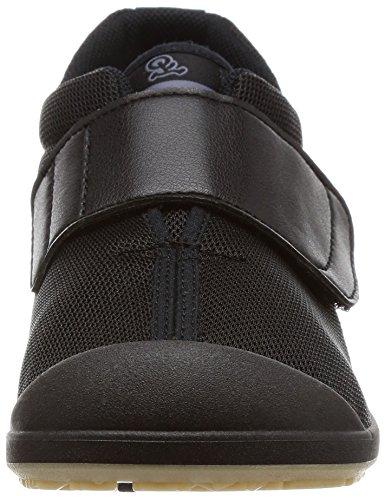 Asahi Kenkokun 502A Indoor/Sport Shoes, Made in Japan, Black/Black, 15.5 cm, 3E