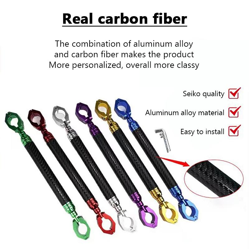 SEAMETAL 22mm Motorcycle Handlebar Handle Grip Adjustable Crossbar Balance Bracket Steering Wheel Reinforce Replacement Expansion