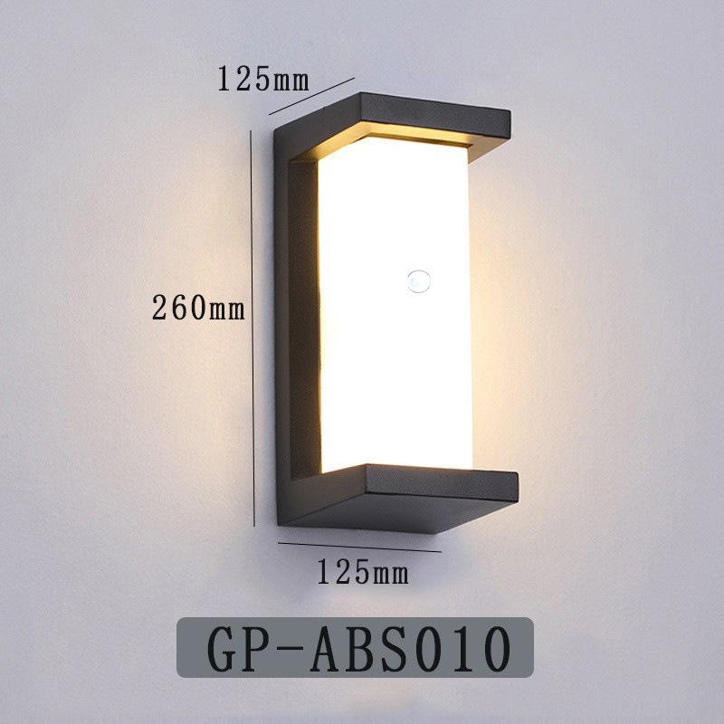 Wasserdichte Moderne Außenwandleuchte für Garten, Balkon oder Eingang
