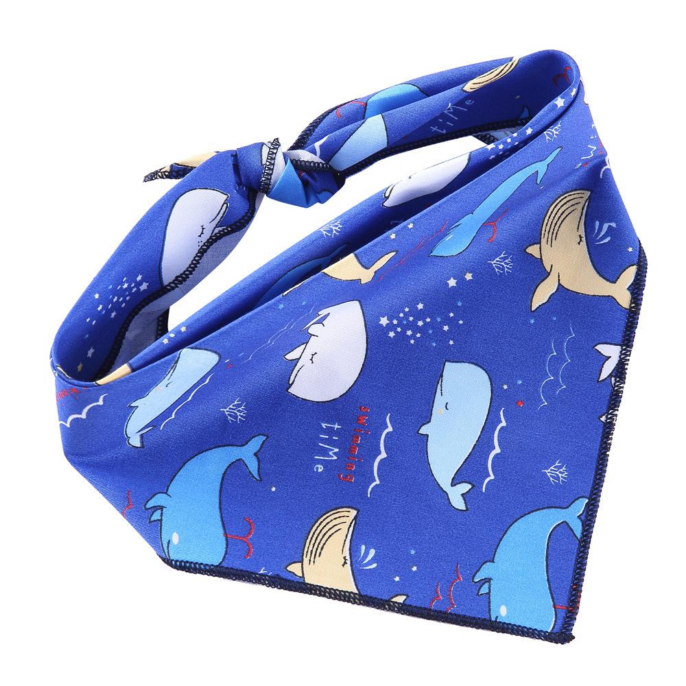 Popular Pet Scarf Triangle Scarf Urban Dog Carnival Husky Satsuma Large Dog Birthday Saliva Scarf