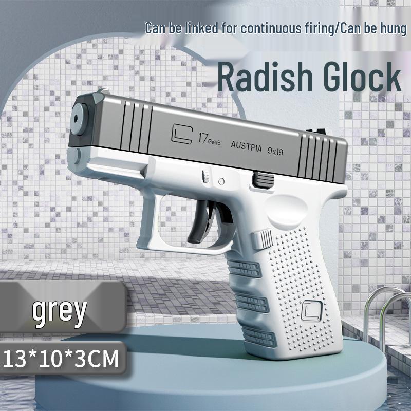 Desert Eagle Style 3D Wooden Fish Decompression Toy Gun