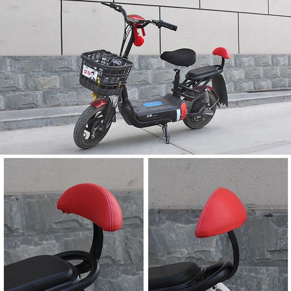Motorcycle Comfortable Soft Electric Bicycle Backrest Seat Pad E-Bike Rear Rest Back Cushion