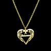 Atoztide Custom Name Necklace Personalized Butterfly Fashion Stainless Steel Pendant Heart Letter One Hole Chain for Women Gift
