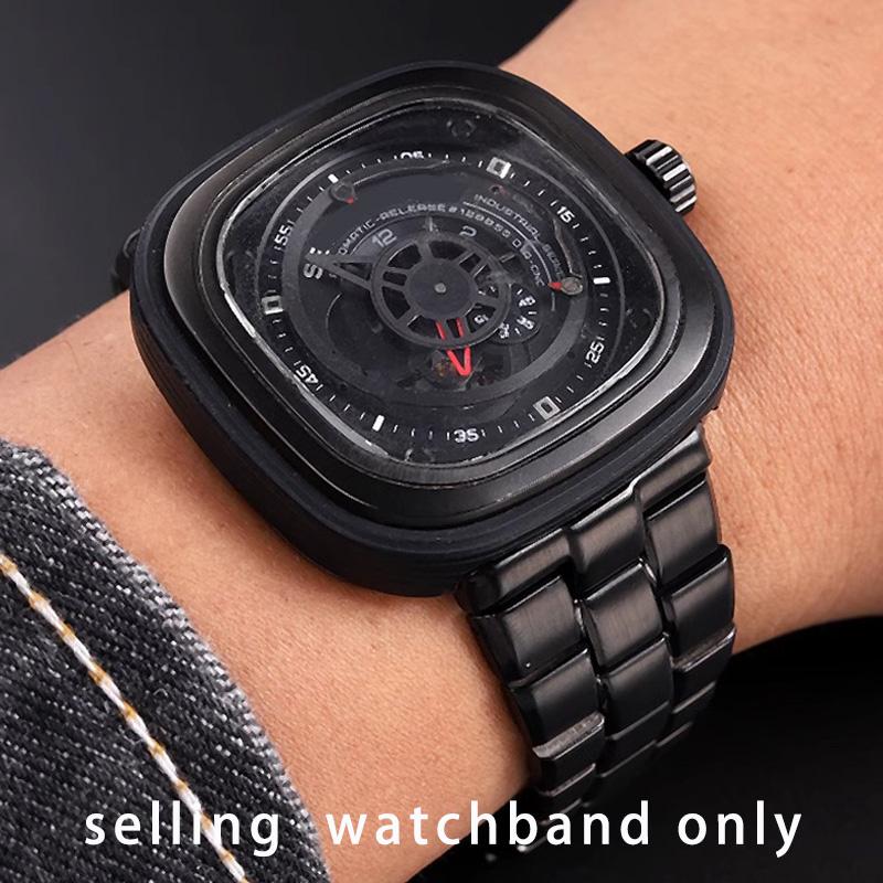 Edelstahl-Armband für Sevenfriday mechanische Uhr Stahlband Edelstahl-Uhrenarmband Zubehör 28mm Armband acc