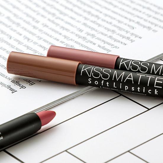 DNM 19 Color Mist Matte Moisturizing Lipstick Non Sticky Waterproof Cosmetic