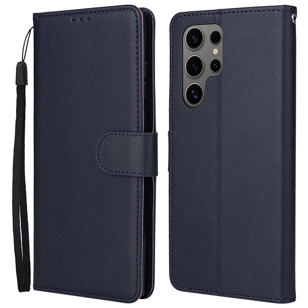 

For Samsung Galaxy S25 Ultra Case Wallet Stand View PU Leather Phone Cover B