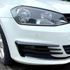 For VW Golf MK7 2013-2016 Car Sticker Front Bumper Side Vent Spoiler Splitter Canard Fog Light Lamp Cover Carbon Styling Black