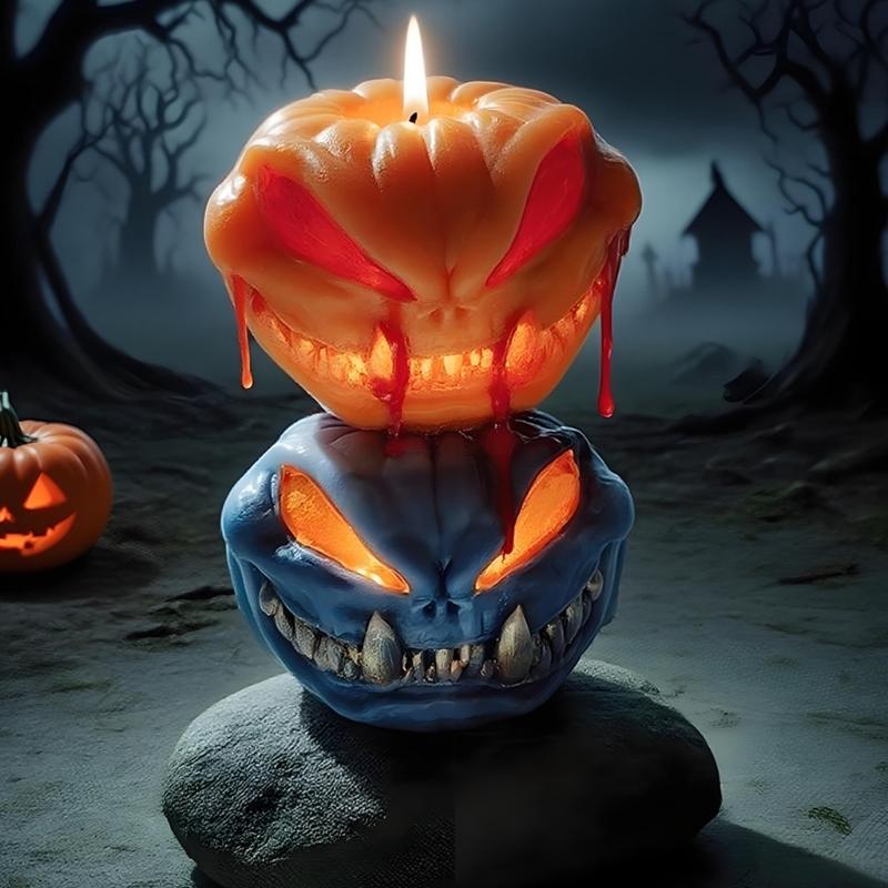 Halloween Candle Molds Casting Molds Epoxy Resin Molds Ornament Molds Plasters Molds Skulls Silicone Mould