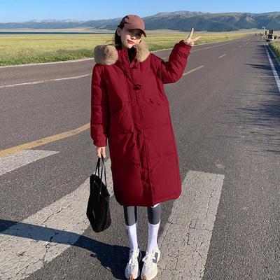 Fashionable and Comfortable Women's Plus Size Cotton Parka Jacket with Fur Hood