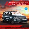 ARISMOTOR Windshield Sun Shade For Kia Carnival -2025 2026,  Fit Foldable Front Window Sunshade Sun Visor Protector, Block UV Rays Keep Your Car