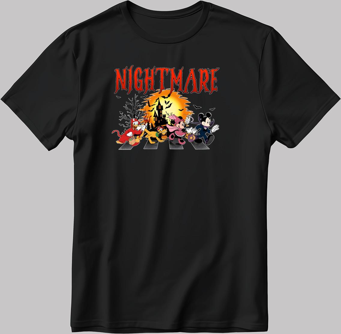 Nightmare On Main Street Halloween S. Sleeve Men s / Women s T Shirt V012 L