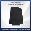 Black Nylon Floor Mats for Volkswagen Golf 8 (2014-2020) - Full Coverage, Dirt-Resistant.