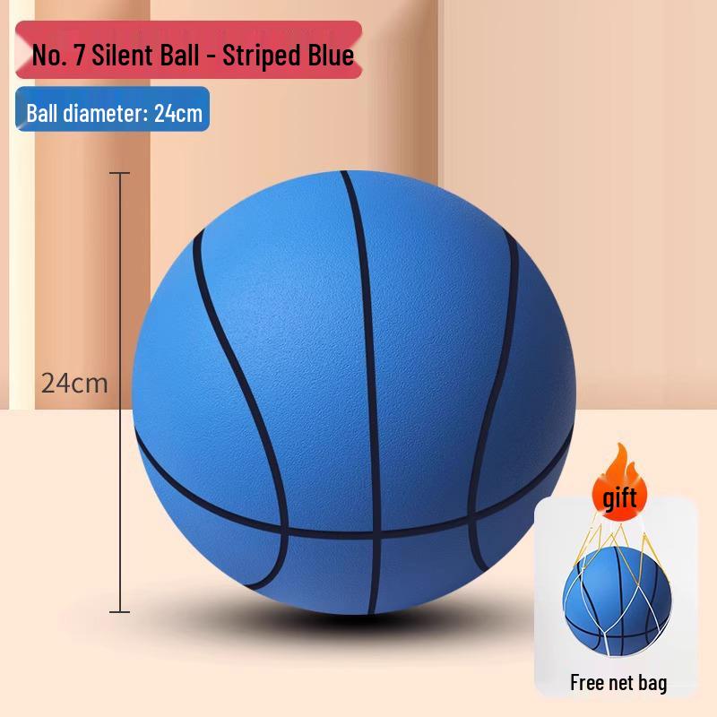 Silent No. 5 Children's Sponge Basketball - Elastic, Quiet Ball for Toddler Indoor Play