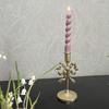 Wrought Iron French Bow Candlestick High Footed Wedding Candle Stand  Home Decoration