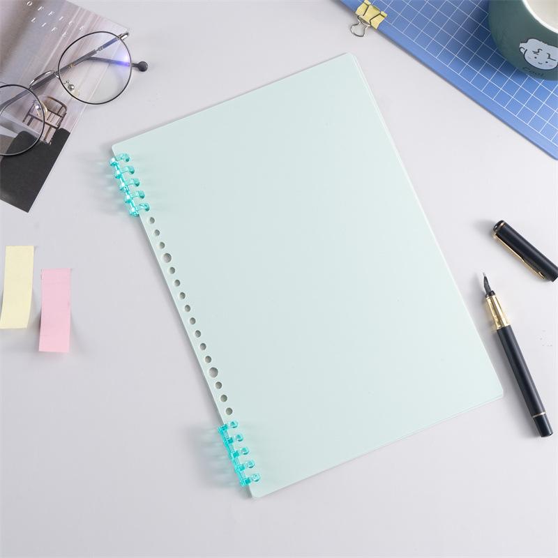 A4 B5 A5 4Pcs DIY Loose Leaf Notebook Refill Spiral Cover Index Paper Inner Pages Daily Planner Line Grid Blank Agenda