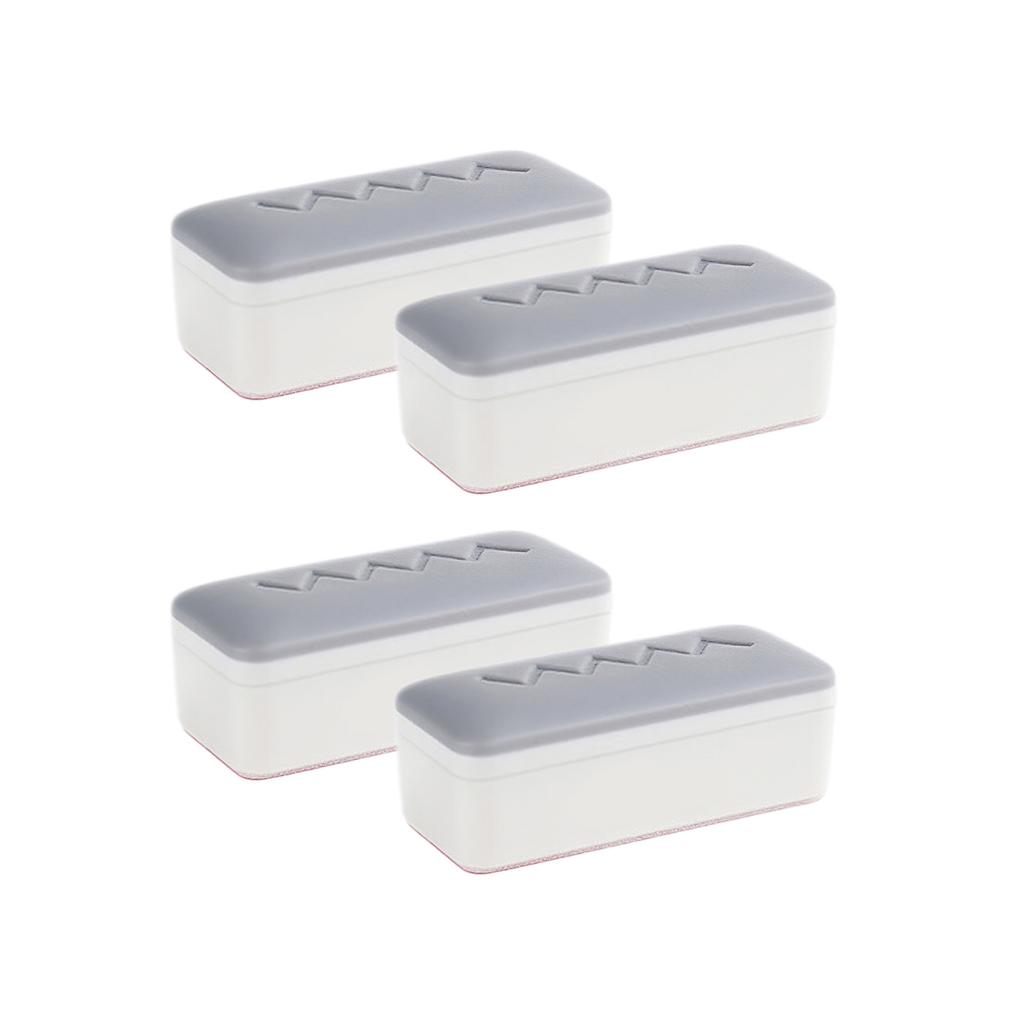 Set Of 4 Universal Toilet Seat Bumpers ABS NonSlip Seat Spacers Pads For Secure Fit Easy Installation Bathroom Accessory