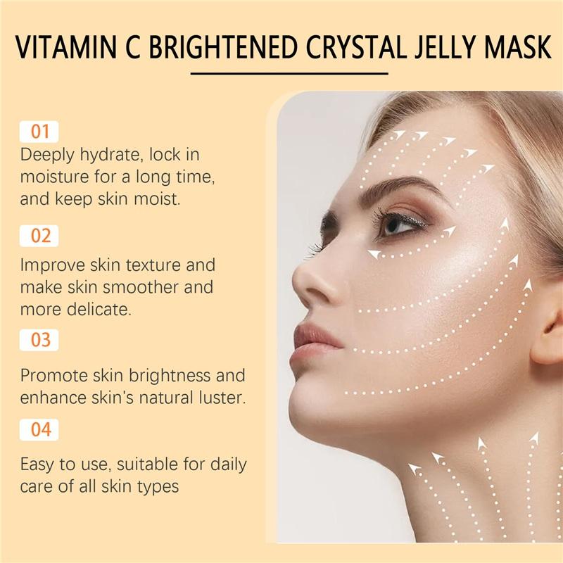 Jelly Mask Powder Hydrating Rose 24k Gold Soft SPA Nourishing Moisturize Peel OFF Facial Revitalizing Crystal DIY Facial Mask