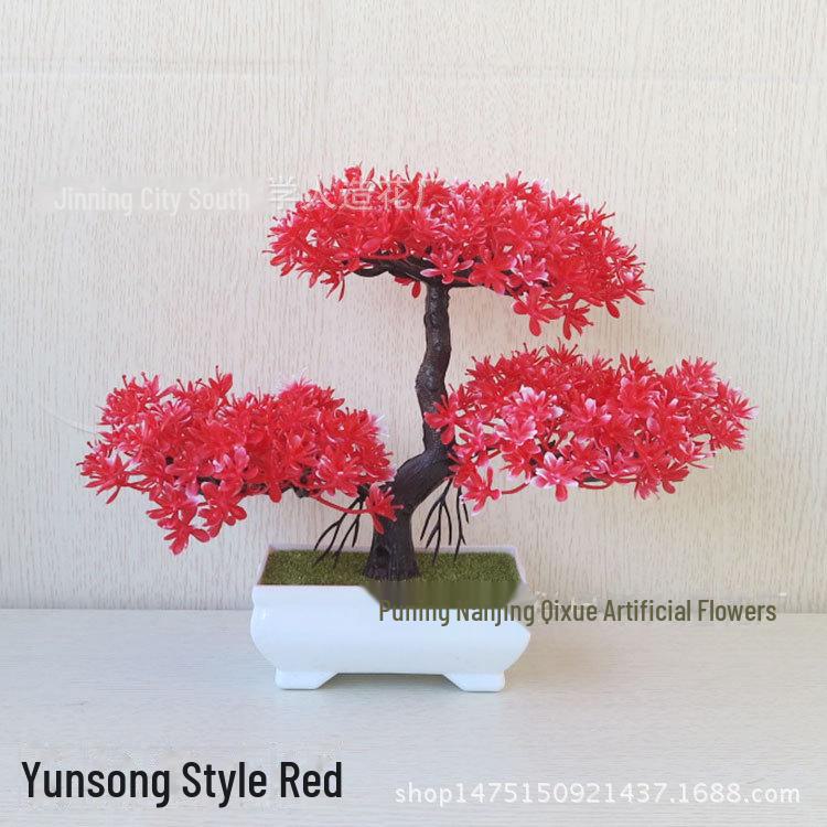 Small Artificial Potted Plant - Desktop Decoration Bonsai
