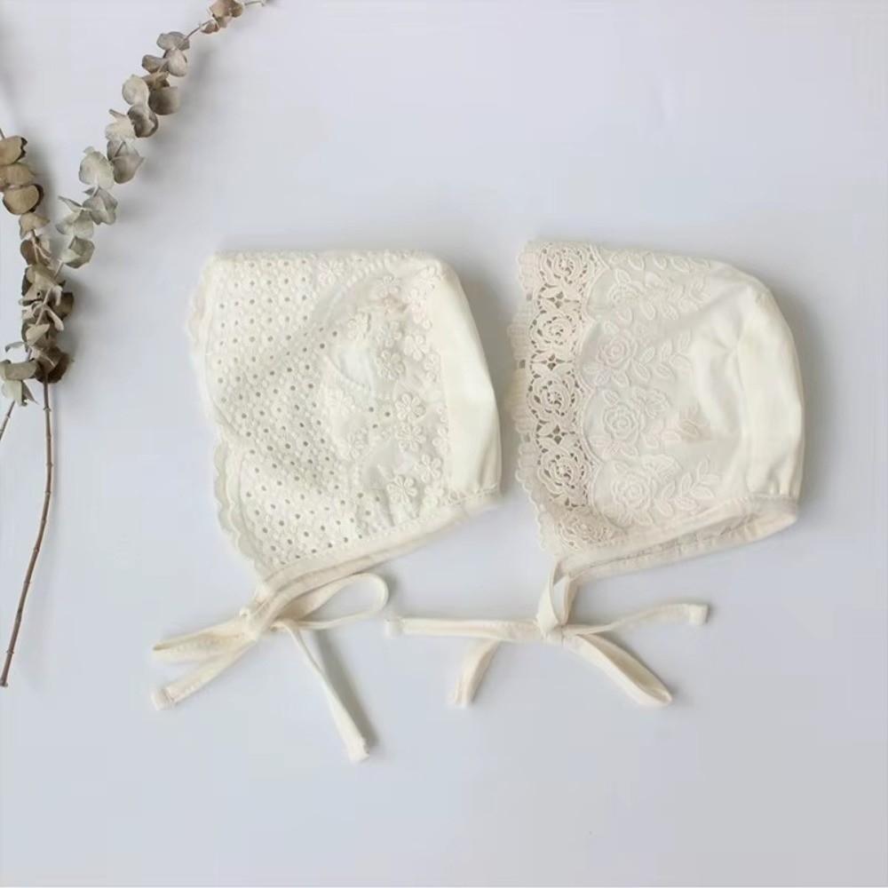 Adjustable Baby Lace Hats Cotton Newborn Cap Fashion Toddler Sun Hat Outdoor