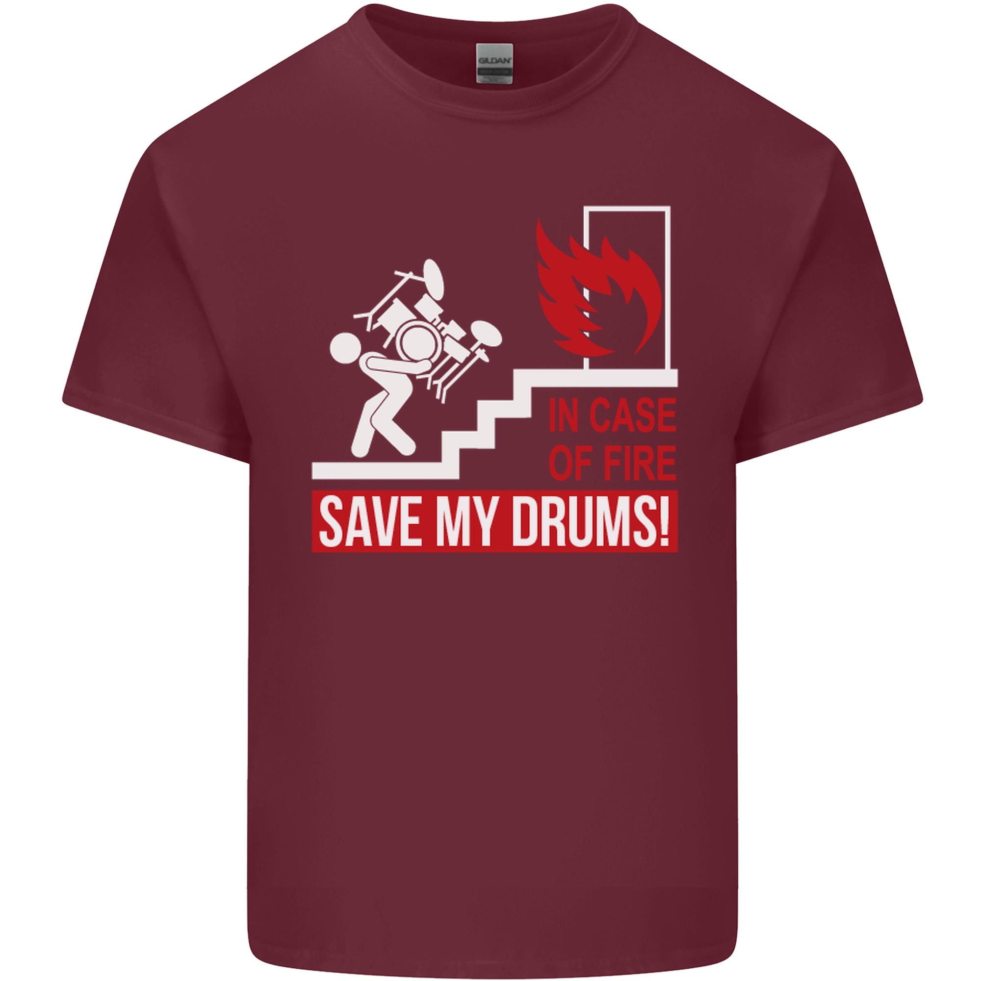 Emergency Drums Drummer Drumming Unisexs Light Cotton TShirt S