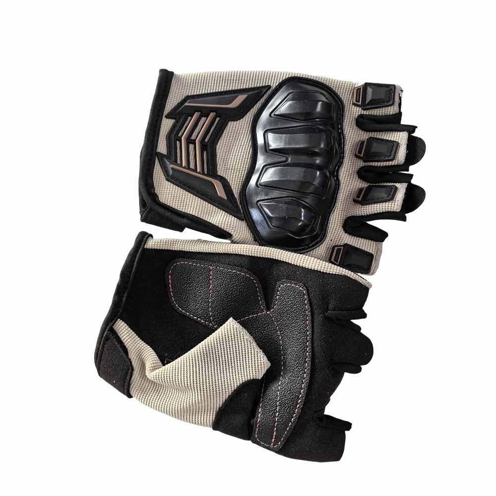 Wear Resistant Half Finger Gloves Anti-Slip Bicycle Gloves Motorcycle Gloves  Outdoor Cycling