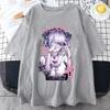 Anime Kurono Kyou T Shirt Summer Sport Jogging Short Sleeve Girls Women Cosplay T Shirt Casual Loose Sport Punk Style Y2K Top