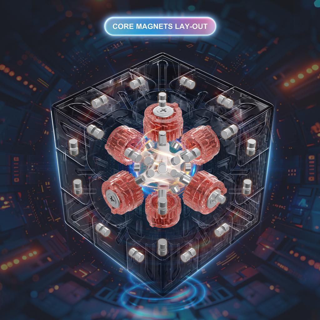 Non-Toxic Yj Mgc Beta 3X3X3 Magnetic Magic Cube Maglev Ball Core Uv Stickerless Professional 3X3 Speed Fidget Cube Toys Children Gift