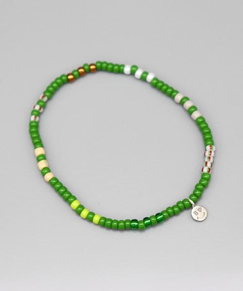 Bonbeau Solid And Pattern Color Mix Layered Bracelet Smile Mini Charm Color Mix Layered Bracelet