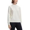 Fila Official 2023 Winter New Knit Pullover Fashion Simple Elegant Loose Sweatshirt Women Sweatshirt Steam-White F11W341203F-IV
