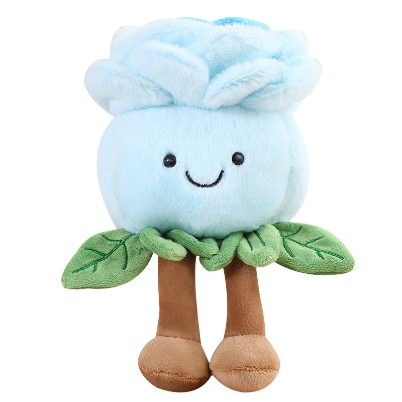 Simulated Fragrance Rose Doll Cute Flowers Plush Toy Doll Desktop Decoration Ornament Gift