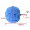 80mm Drill Buffing Sponge Pads Polishing Cone Sponge Ball Burnishing Kit For Automotive Car Wheels Pad Hub Care Power Tools